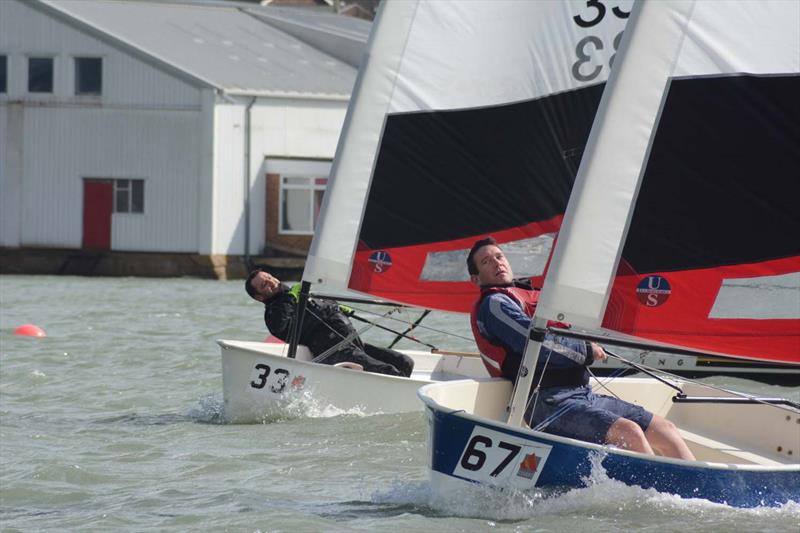 Hamble Warming Pans photo copyright Trevor Pountain taken at Hamble River Sailing Club and featuring the Foxer class