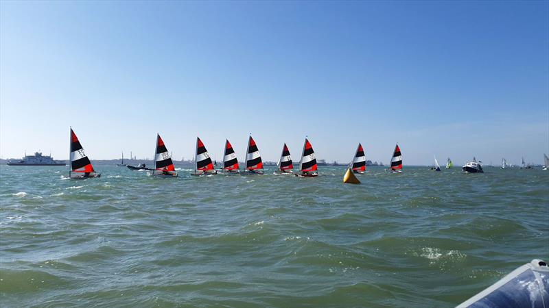 2021 Hamble Warming Pan photo copyright Mike James taken at Hamble River Sailing Club and featuring the Foxer class