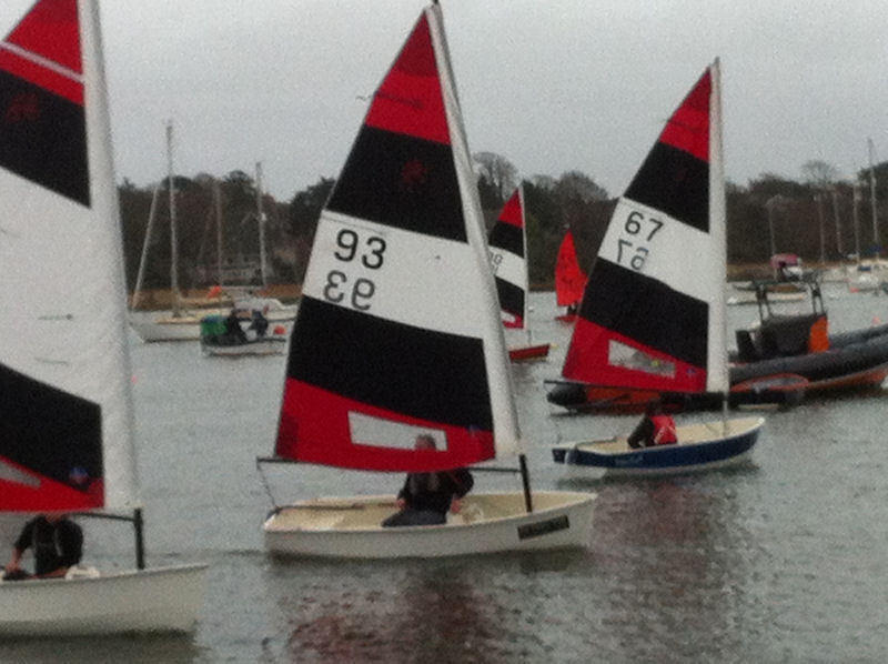 Foxer Boxing Day Pursuit Race photo copyright Louay Habib & Leslie Greenhalgh taken at Royal Southern Yacht Club and featuring the Foxer class