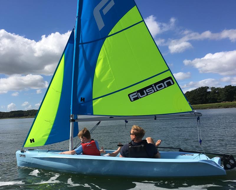 The Fusion dinghy photo copyright Fusion Sailboats taken at  and featuring the Fusion class