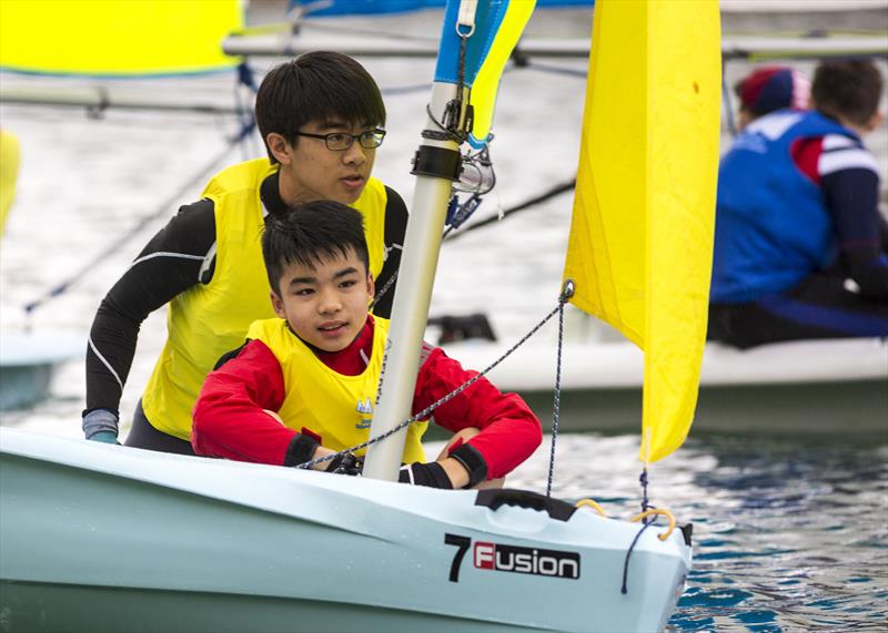 Boase Cohen & Collins Interschool Sailing Festival 2019 photo copyright RHKYC / Guy Nowell taken at Royal Hong Kong Yacht Club and featuring the Fusion class