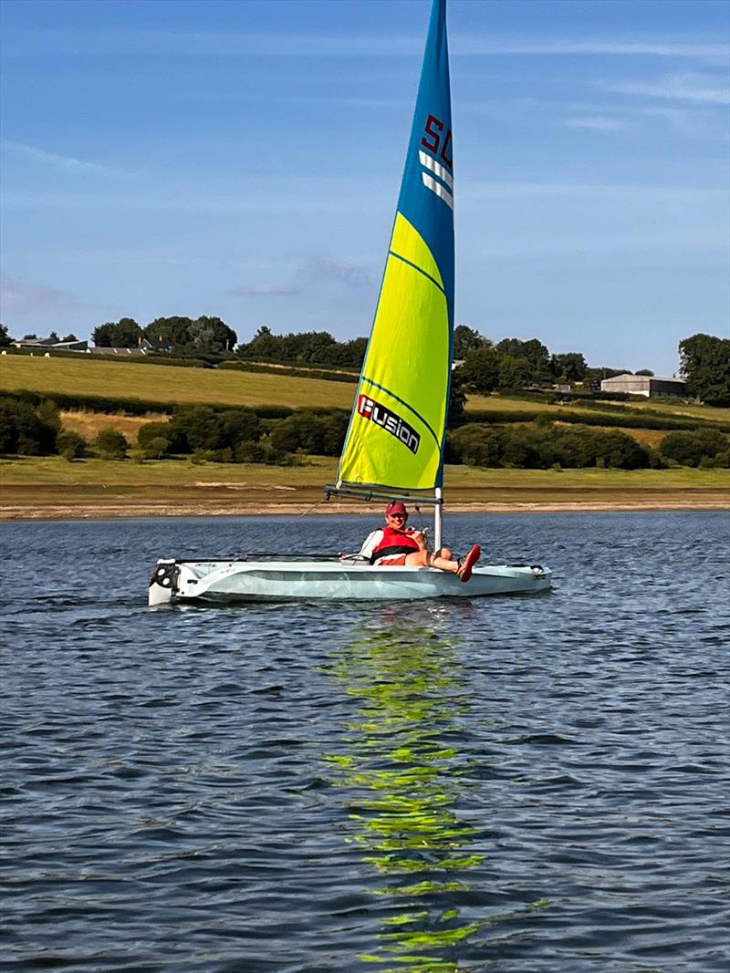 Angus MacAllister took the overall regatta win in the Wimbleball Lake Staff Fusion Regatta photo copyright Jude Onody taken at Wimbleball Sailing Club and featuring the Fusion class