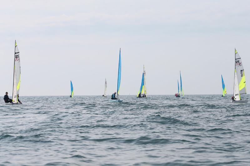 West Sussex Schools & Youth Sailing Association Regatta photo copyright Warwick Baker / www.warwickpics.com taken at Shoreham Sailing Club and featuring the Fusion class