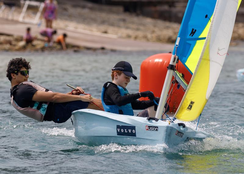 Interschools Sailing Festival 2025 photo copyright RHKYC/ Guy Nowell taken at Royal Hong Kong Yacht Club and featuring the Fusion class