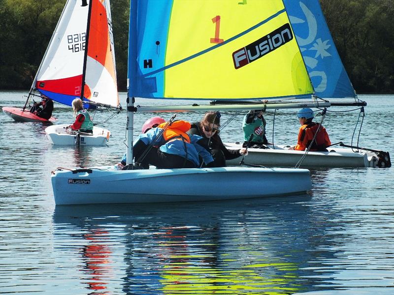 FM Sailing Northamptonshire Youth Series leg 2 at Middle Nene photo copyright MNSC taken at Middle Nene Sailing Club and featuring the Fusion class