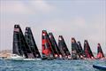 Upwind starts today in light winds at the Lagos GC32 Worlds © Sailing Energy / GC32 Racing Tour