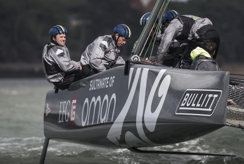 Sultanate of Oman on day 2 of GC32 Cowes Cup - photo © Mark Lloyd / www.lloydimages.com