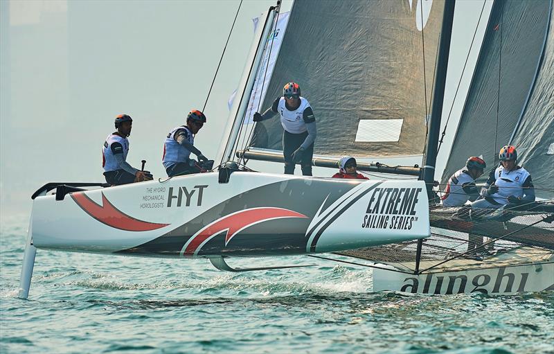 Extreme Sailing Series™ Act 2 day 2 photo copyright Aitor Alclade Colomer / Lloyd Images taken at  and featuring the GC32 class