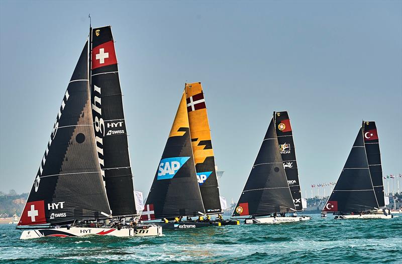 Extreme Sailing Series™ Act 2 day 2 - photo © Aitor Alclade Colomer / Lloyd Images