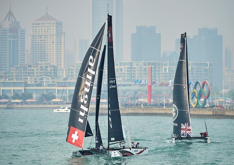 Extreme Sailing Series™ Act 2 day 3 photo copyright Aitor Alclade Colomer / Lloyd Images taken at  and featuring the GC32 class