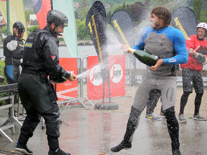 Adam Minoprio wins the GC32 Alps Challenge Traunsee - photo © Icarus Sailing Media