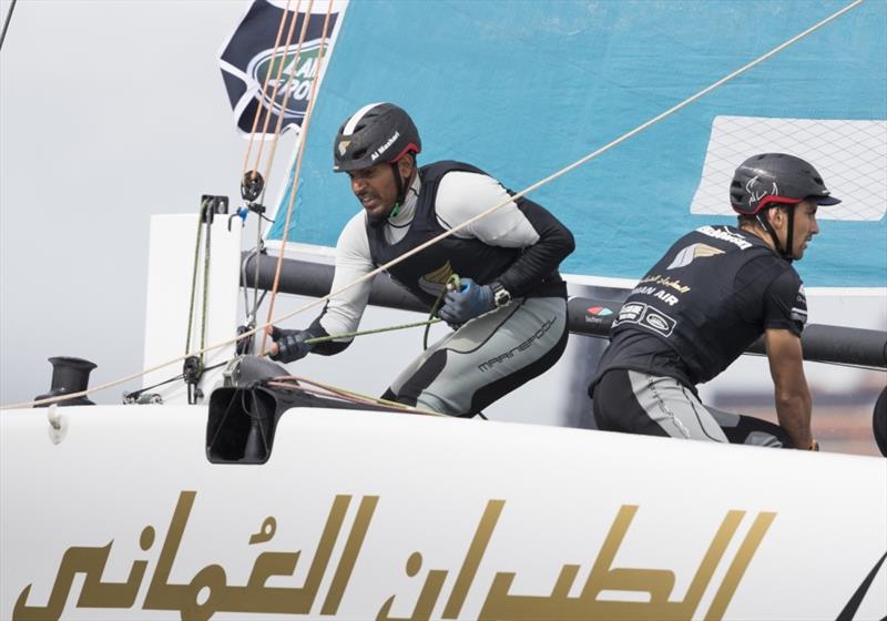 Oman Air on Extreme Sailing Series™ Act 3 day 1 - photo © Lloyd Images