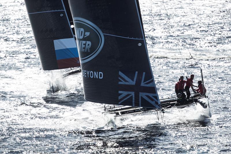 Land Rover BAR Academy on day 3 of  Extreme Sailing Series™ Act 5, St Petersburg - photo © Lloyd Images