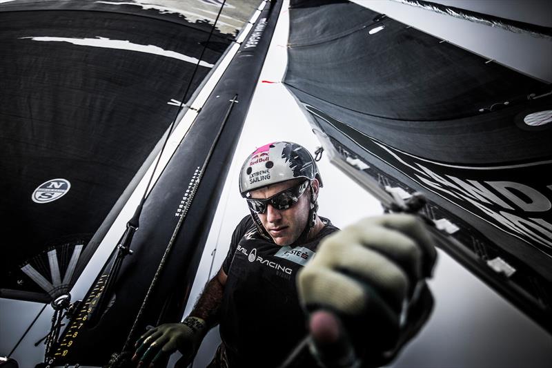 2017 Extreme Sailing Series™ Act 1, Muscat day 3 photo copyright Lloyd Images taken at Oman Sail and featuring the GC32 class