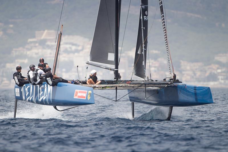 Real Team, GC32 on day 3 of the 36th Copa del Rey MAPFRE photo copyright María Muiña / Copa del Rey MAPFR taken at Real Club Náutico de Palma and featuring the GC32 class