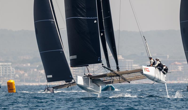 Team Argo, GC32 on day 5 of the 36th Copa del Rey MAPFRE photo copyright Nico Martinez / Copa del Rey MAPFR taken at Real Club Náutico de Palma and featuring the GC32 class