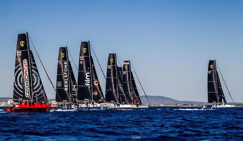 More full-blown reaching starts in the GC32 Racing Tour at the 36th Copa del Rey MAPFRE - photo © Jesus Renedo / GC32 Racing Tour