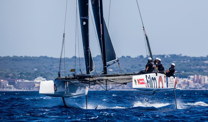 Newcomers .film Racing were second fastest on the ANONIMO Speed Challenge in the GC32 Racing Tour at the 36th Copa del Rey MAPFRE photo copyright Jesus Renedo / GC32 Racing Tour taken at  and featuring the GC32 class