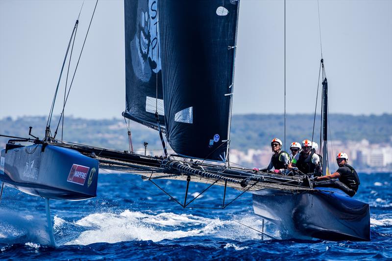 Consistent Mamma Aiuto! scored mainly seconds and thirds in the GC32 Racing Tour at the 36th Copa del Rey MAPFRE photo copyright Jesus Renedo / GC32 Racing Tour taken at  and featuring the GC32 class