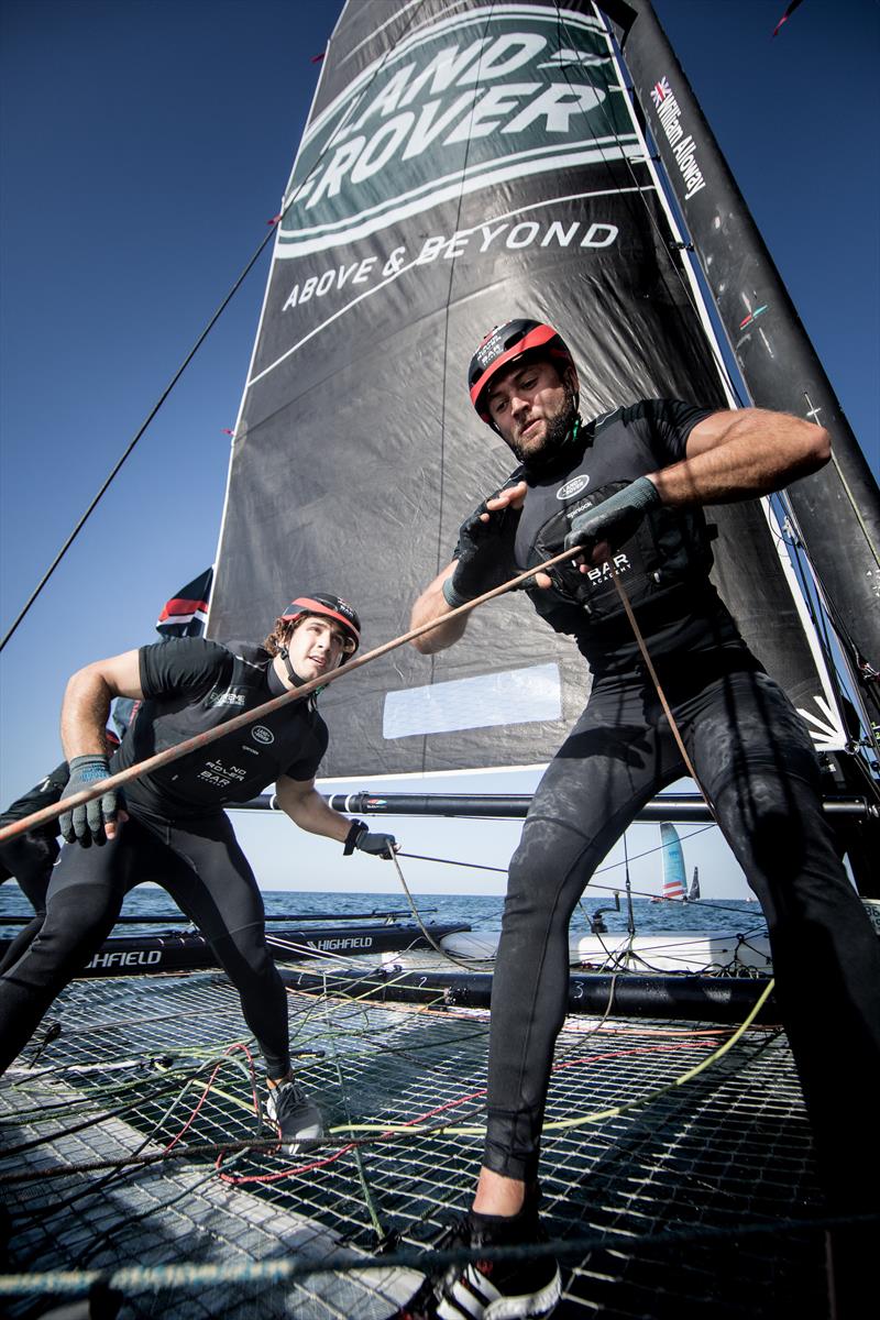 2018 Extreme Sailing Series™ Act 1, Muscat - Day 2 photo copyright Extreme Sailing Series taken at  and featuring the GC32 class