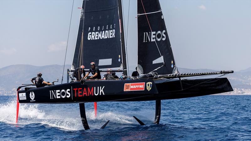 'INEOS Team UK', winner of GC32 class at the 37th Copa del Rey MAPFRE in Palma photo copyright Nico Martinez / Copa del Rey MAPFRE taken at Real Club Náutico de Palma and featuring the GC32 class