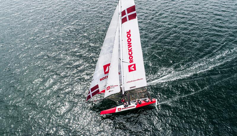Team ROCKWOOL Racing hits Danish waters for the first time photo copyright Brian Carlin / ROCKWOOL taken at Sailing Aarhus and featuring the GC32 class