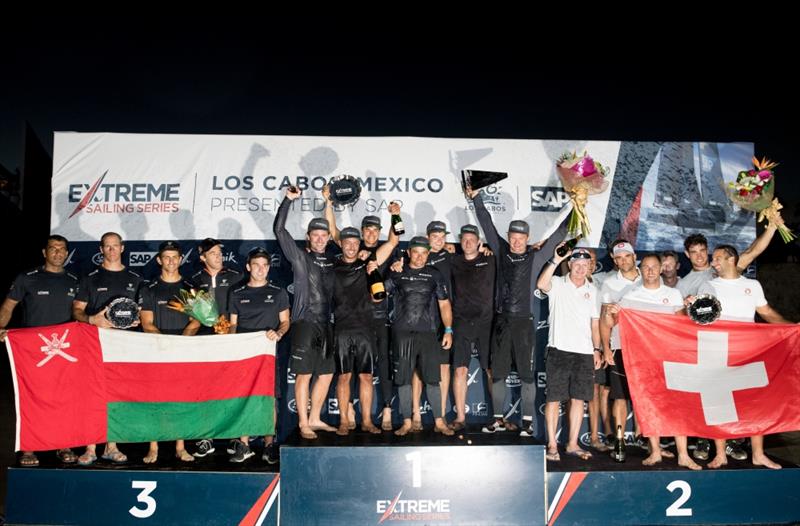 The Extreme Sailing Series 2017. Act 8. 30th November- 3rd December 2017. Los Cabos Mexico, Cabo San Lucas Resort. DAY 4 Prize Giving at the Breathless Hotel photo copyright Lloyd Images taken at  and featuring the GC32 class