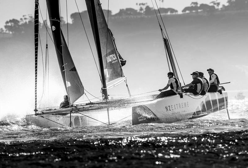 Extreme Sailing Series™ Act 7, San Diego 2017 - Day three - NZ Extreme Sailing Team photo copyright Lloyd Images taken at  and featuring the GC32 class