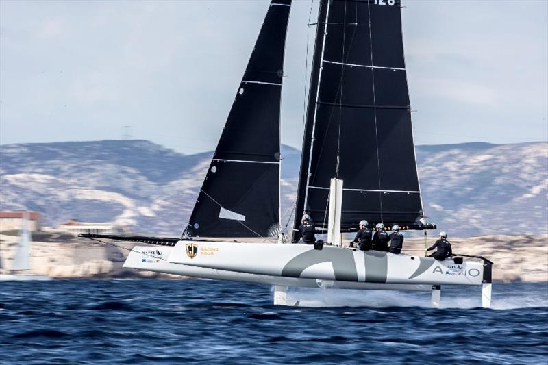 Jason Carroll's Argo looking to go one better than second in 2018 photo copyright Jesus Renedo / GC32 Racing Tour taken at  and featuring the GC32 class