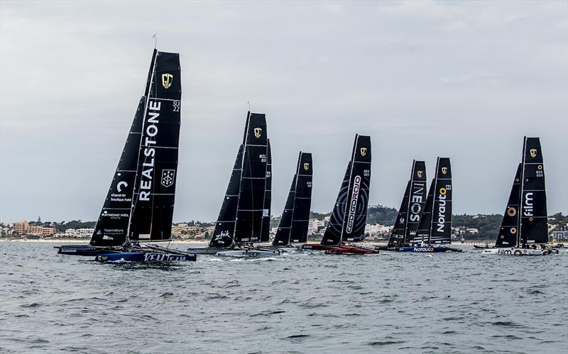 All today's races had upwind starts - GC32 Lagos Cup 2018 photo copyright Jesus Renedo / GC32 Racing Tour taken at  and featuring the GC32 class