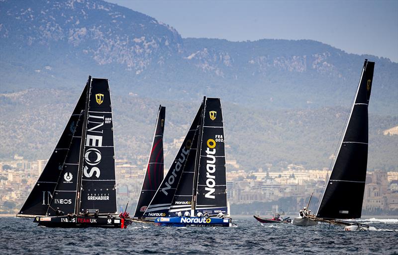 Today's four races on the Bay of Palma all had upwind starts in the GC32 Racing Tour at the 37 Copa del Rey MAPFRE - photo © Sailing Energy / GC32 Racing Tour