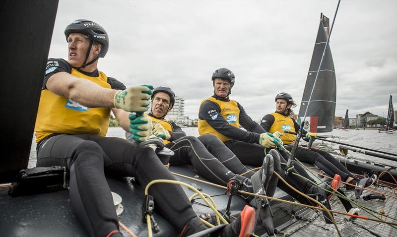 Extreme Sailing Series™ Cardiff 2018 - day four - SAP Extreme Sailing Team photo copyright Vincent Curutchet / Lloyd Images taken at  and featuring the GC32 class