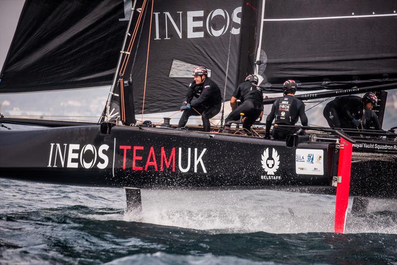 Ben Ainslie's America's Cip team have taken a win from the final round of the GC32 World Tour in Toulon, GFrance photo copyright Harry KH / INEOS Team UK taken at  and featuring the GC32 class