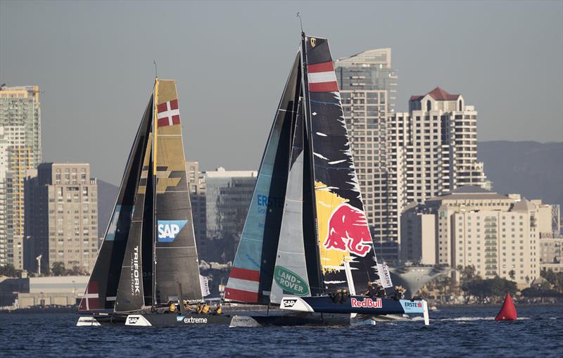 Extreme Sailing Series™ San Diego 2018 - Red Bull Sailing Team photo copyright Lloyd Images taken at  and featuring the GC32 class