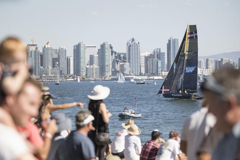 Extreme Sailing Series™ San Diego 2018 - Day three - SAP Sailing Team photo copyright Lloyd Images taken at  and featuring the GC32 class