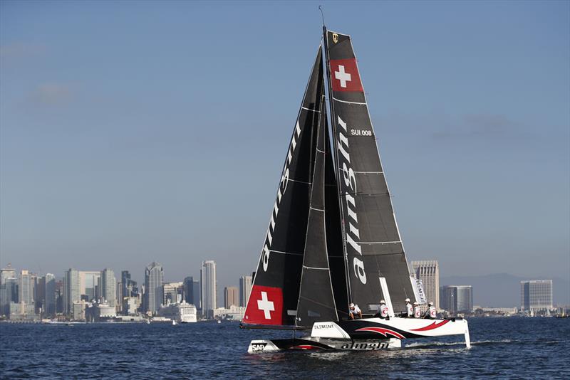 Extreme Sailing Series™ San Diego 2018 - Day four - Alinghi photo copyright Lloyd Images taken at  and featuring the GC32 class