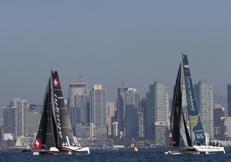 The Extreme Sailing Series 2018. Act 6. San Diego photo copyright Lloyd Images taken at  and featuring the GC32 class