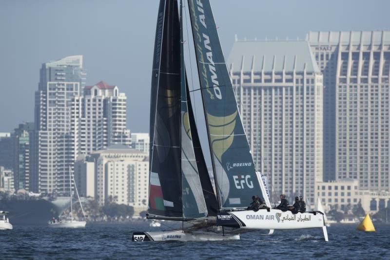 The Extreme Sailing Series 2018. Act 6. San Diego photo copyright Lloyd Images taken at  and featuring the GC32 class