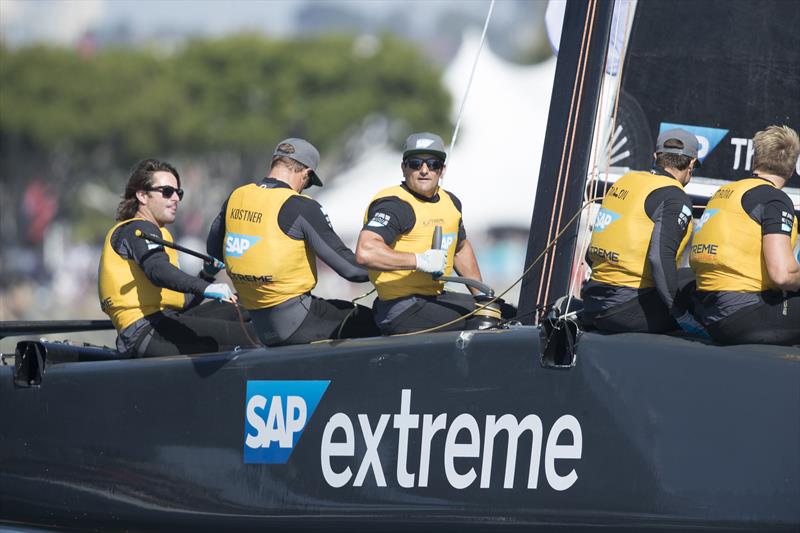 The SAP Extreme Sailing Team in action photo copyright Extreme Sailing Series taken at  and featuring the GC32 class