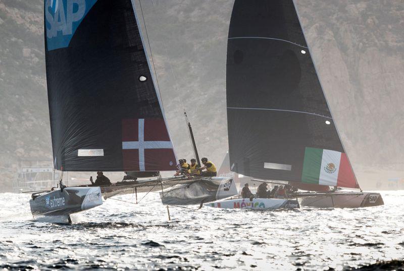 Extreme Sailing Series Act 8, Los Cabos 2017 - Day 4 - SAP Extreme Sailing Team photo copyright Lloyd Images taken at  and featuring the GC32 class