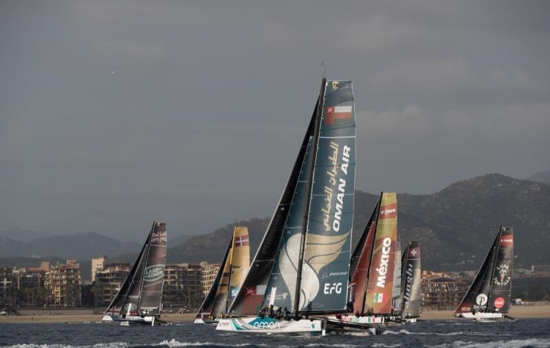Extreme Sailing Series 2017, Act 8 - 30th November- 3rd December 2017. Los Cabos, Mexico, Cabo San Lucas Resort photo copyright Lloyd Images taken at  and featuring the GC32 class