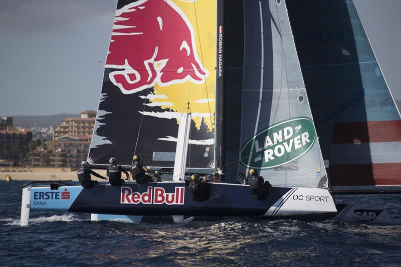 2018 Extreme Sailing Series™ Los Cabos -Day one - Red Bull Sailing Team photo copyright Lloyd Image taken at  and featuring the GC32 class