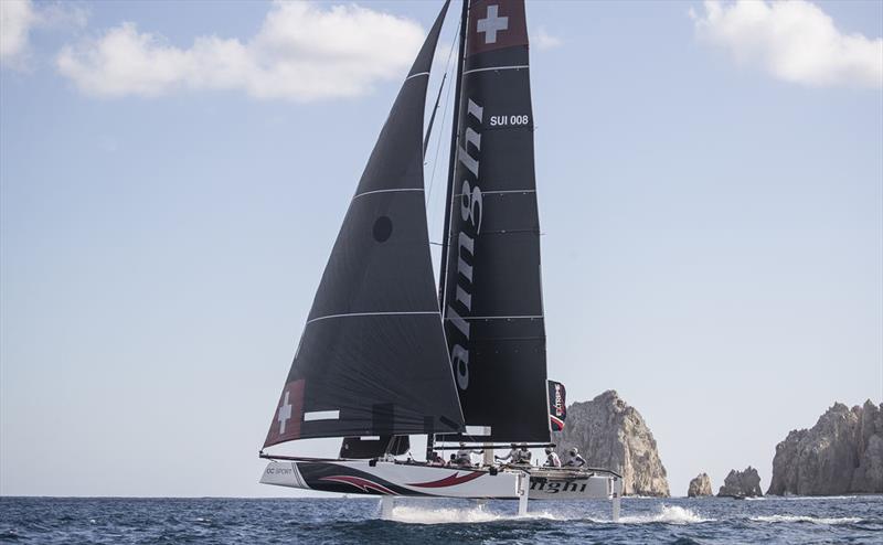 Extreme Sailing Series™ Los Cabos 2018 - Day Two - Alinghi photo copyright Lloyd Images taken at  and featuring the GC32 class