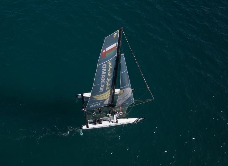 Team Oman Air - Extreme Sailing Series Los Cabos, Act 7 photo copyright Lloyd Images taken at  and featuring the GC32 class