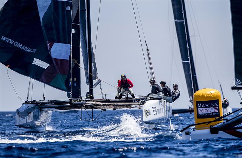 Team Oman Air has recruited a new helm in Adam Minoprio, one of the most successful GC32 skippers - 2019 GC32 Racing Tour - Villasimius Cup - photo © Jesus Renedo / Sailing Energy 