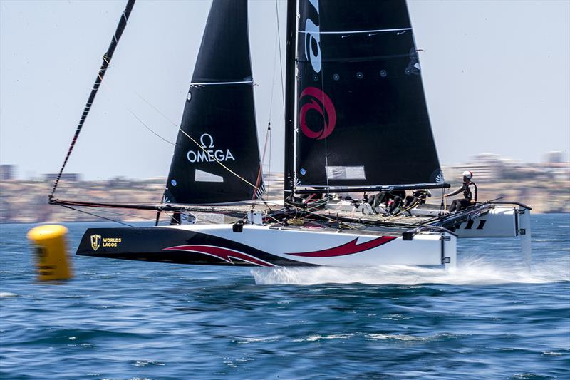 GC32 World Championship winners Alinghi at full pace today photo copyright Jesus Renedo / Sailing Energy / GC32 Racing Tour taken at  and featuring the GC32 class