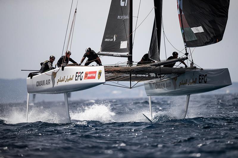 Oman Air, GC 32 class leader - 38 Copa del Rey MAPFRE photo copyright Sailing Energy / GC32 Racing Tour taken at Real Club Náutico de Palma and featuring the GC32 class