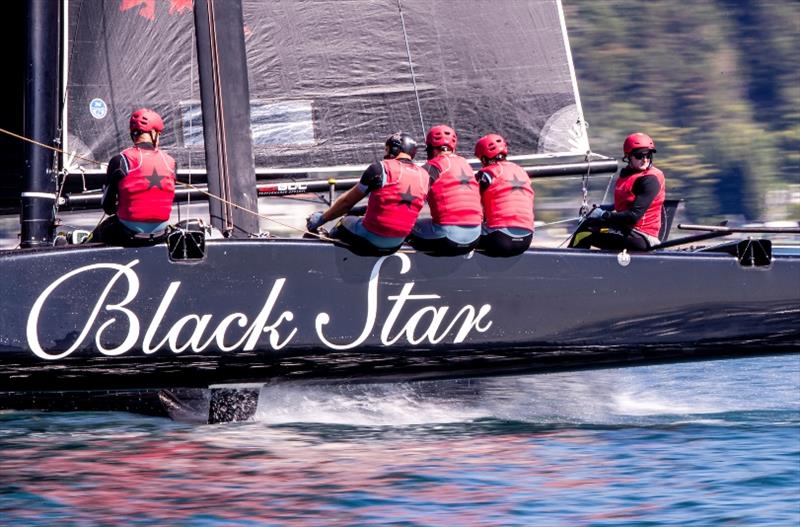 Christian Zuerrer's Black Star Sailing Team now has Keith Swinton helming and new recruit Will Tiller. - photo © Jesus Renedo / Sailing Energy / GC32 Racing Tour