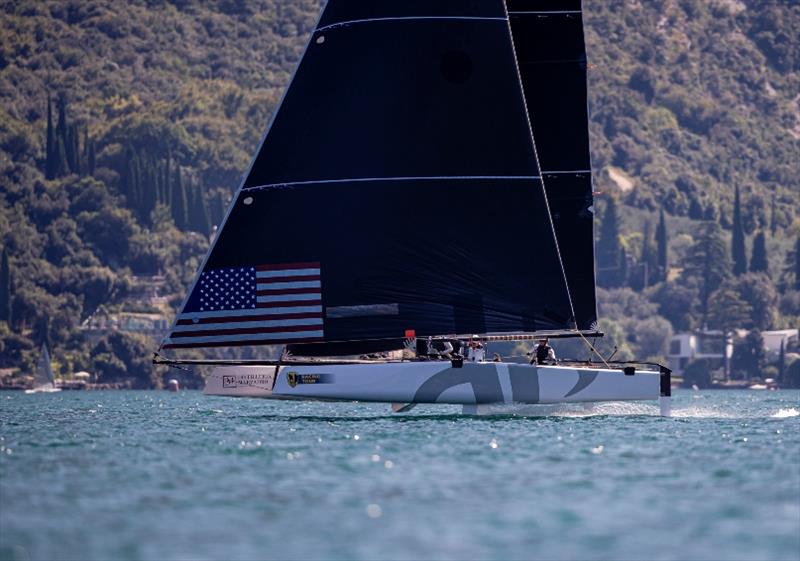 Lake Garda is the benchmark GC32 Racing Tour venue for the Argo team photo copyright Jesus Renedo / Sailing Energy / GC32 Racing Tour taken at  and featuring the GC32 class