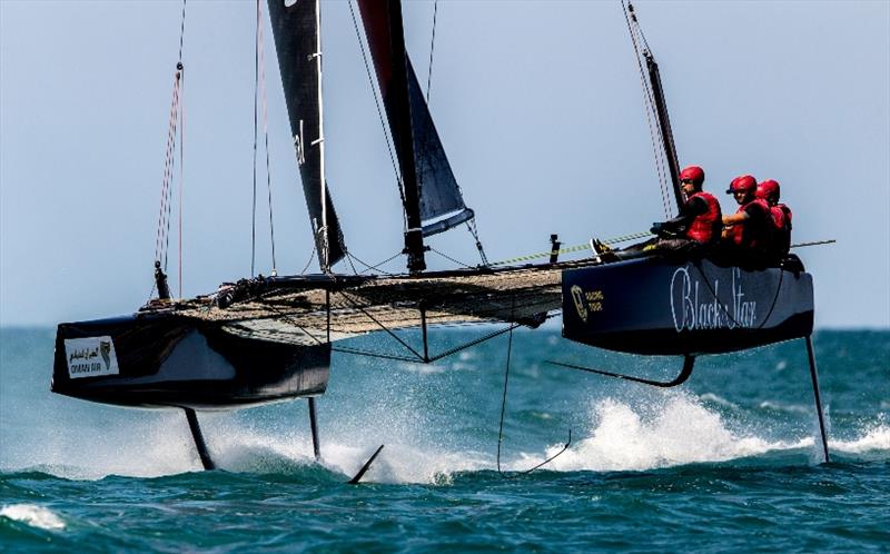 Christian Zuerrer's Black Star Sailing has spent much of this summer training in Switzerland photo copyright Sailing Energy / GC32 Racing Tour taken at  and featuring the GC32 class